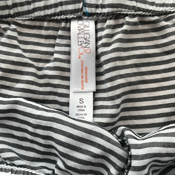 Gillian & O’Malley 2-Piece Sleepwear Gray/White - Picture 10 of 12